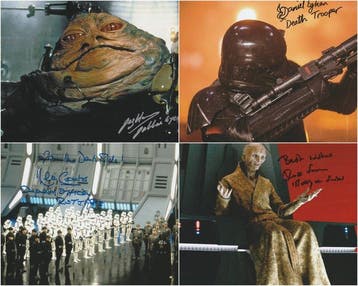 Star Wars - Big Lot of 4 Autographs!