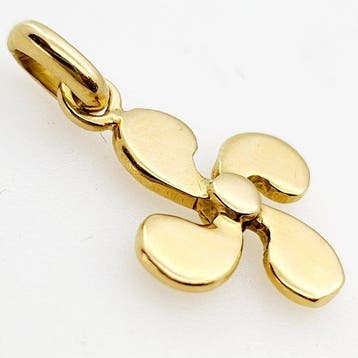 Pendentif en forme de croix - 18 carats Or jaune, Bijoux, Sacs & Beauté