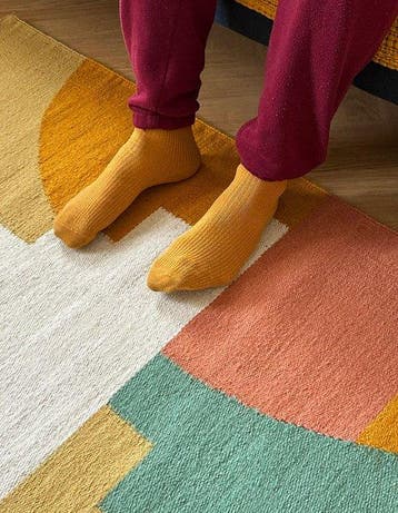 Nilo Kilim - Kelim - 135 cm - 80 cm - Handgemaakt Designer
