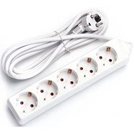 Stekkerdoos Verlengsnoer 3680W - 5 Stopcontacten - Kindveili, Verzenden, Nieuw