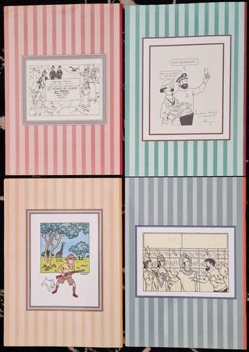 Tintin - 4 revues les amis de Hergé - 4 magazine - 2002/2007, Boeken, Nieuw