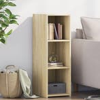 vidaXL Dressoir 30x41x93 cm bewerkt hout sonoma eikenkleurig, Verzenden, Nieuw
