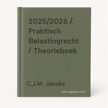 2025/2026 / Praktisch Belastingrecht / Theorieboek, Livres, Livres Autre, Verzenden, C.J.M. Jacobs