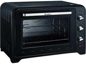 Moulinex -  Mini Oven Optimo  - Zwart, Elektronische apparatuur, Verzenden, Hete lucht, 60 cm of meer, Nieuw