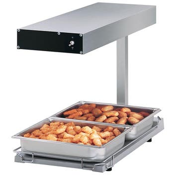 Voedselverwarmer | Tafelmodel | Infrarood | 2x GN 1/1 |, Verzenden