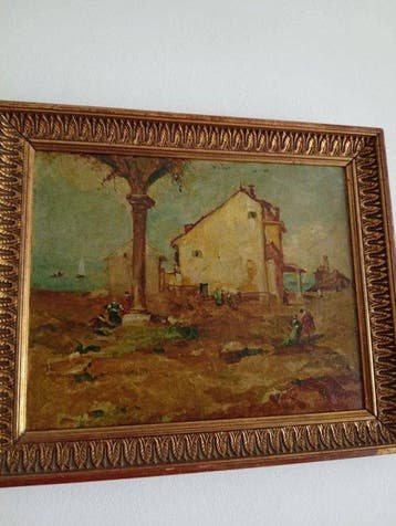 Francesco Guardi (1712-1793), Navolger van - Paesaggio del