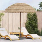 vidaXL Strandparasol Naturel 205 x 205 x 210 cm Polyester en, Verzenden