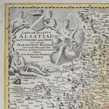 Frankrijk - Elzas, Baden; Homann - Landgraviatus Alsatiae, Boeken, Nieuw