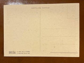 Carte postale Breda di Boccasile - Carte postale - 1930-1940, Gelopen