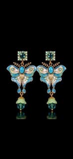 Exquise Vintage-oorbellen van Franse elegantie -