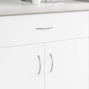 vidaXL Handvat 1385 st Zilver 107 x 3.6 x 23 mm Roestvrij, Verzenden
