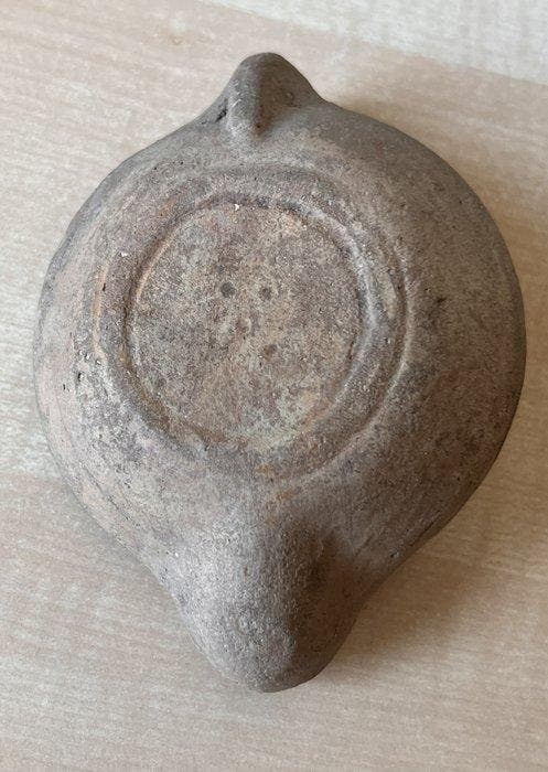 Oud-Romeins, Keizerrijk Terracotta Romeinse olielamp, Antiek en Kunst, Antiek | Overige Antiek