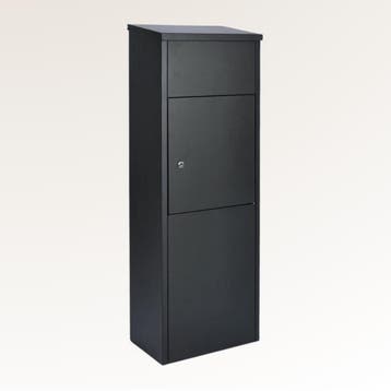 Pakketbrievenbus - ParcelXL® One - Zwart, Tuin en Terras, Brievenbussen, Verzenden, Nieuw, Staal, Staande brievenbus