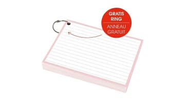 Soho Flashcards A6 50 stuks Pastel Roze, Ophalen of Verzenden, Nieuw in verpakking