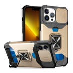 iPhone 7 - Card Slot Hoesje met Kickstand en Camera Slide -, Verzenden, Nieuw