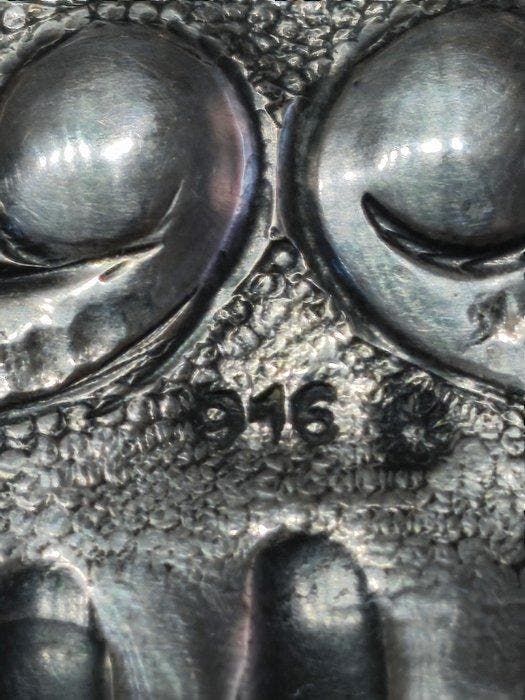 Limoges - Schotel - .916 (88 Zolotniki) zilver - Zilveren, Antiek en Kunst, Antiek | Zilver en Goud