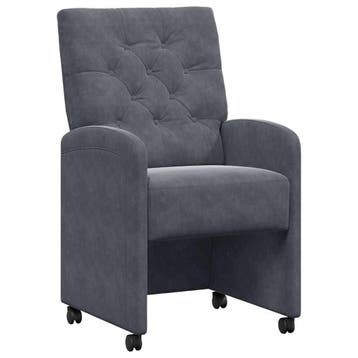 Grijs fluweel stoelen | 41% off | Retour deal, Twee, Verzenden, Zo goed als nieuw, Modern