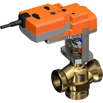 Belimo Vanne à Globe 3 Voies 15mm G2-1/4 Kvs25 24VAC/DC Sûr, Verzenden