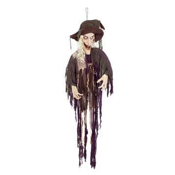 Halloween Pop Heks 1,7m, Hobby en Vrije tijd, Verzenden, Nieuw