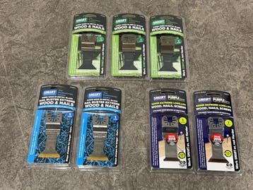 Veiling - Smart multitool zaagblad set 7-delig, Nieuw