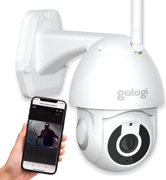 2dekans | Gologi Superior Outdoorcamera - Met wifi en app, Audio, Tv en Foto, Foto | Cameratassen, Ophalen of Verzenden