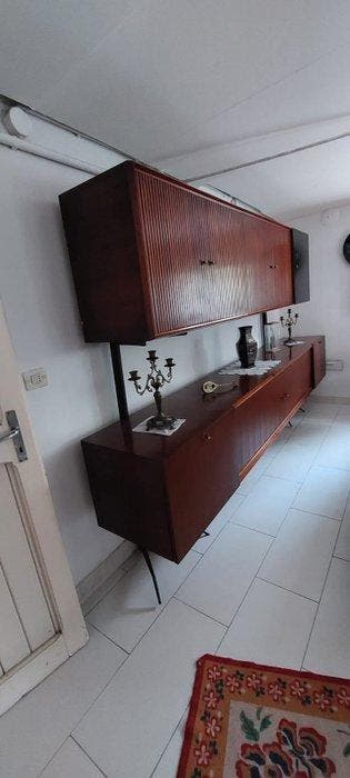 Hoog dressoir - Teak, Antiek en Kunst, Curiosa en Brocante