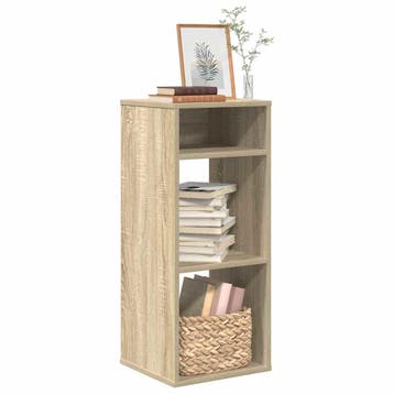 vidaXL Boekenkast 34x31x80 cm bewerkt hout sonoma, Verzenden, Nieuw