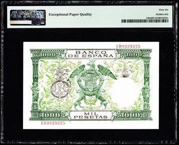 Spanje. - 1000 Pesetas 1957 - Pick 149a (Zonder