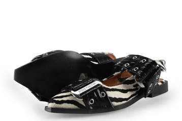 Steve Madden Slingbacks in maat 37 Zwart, Verzenden, Zwart, Steve Madden, Zo goed als nieuw