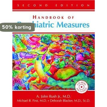 Handbook of Psychiatric Measures 9781585622184, Verzenden, Gelezen, A. John Jr. Rush