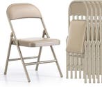 Klapstoelen - Vouwstoelen - Set van 4 - Eettafelstoelen - Ka, Verzenden, Nieuw