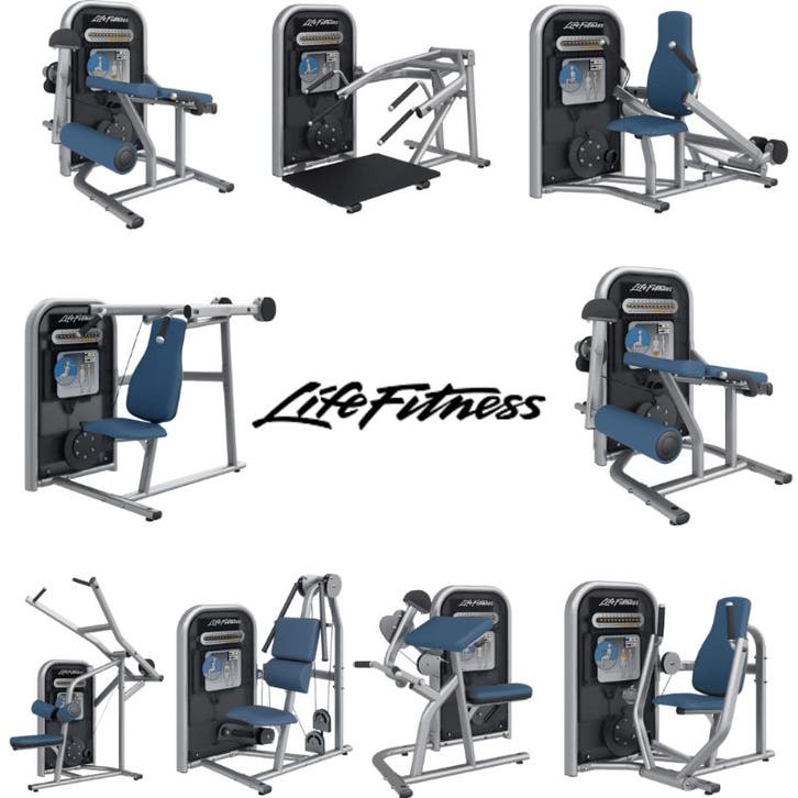 Life Fitness - Circuit Kracht Set - 9 Delig, Sports & Fitness, Équipement de fitness, Enlèvement ou Envoi