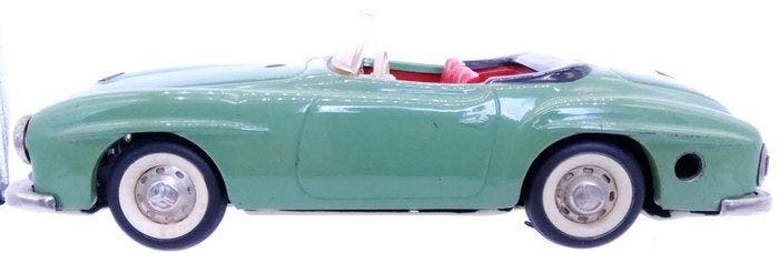 Schuco - 2x Mercedes-Benz 190SL, avec 1x clé à remontoir -, Antiquités & Art, Antiquités | Jouets