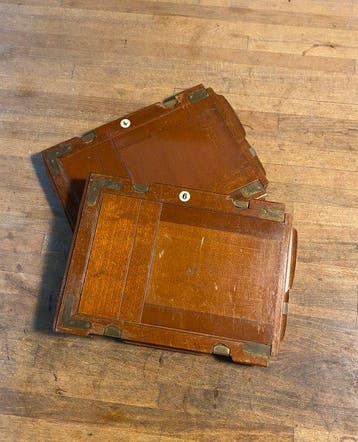 Naamloos Glasplaat houders 12x16,5 cm Accessoires pour, Nieuw