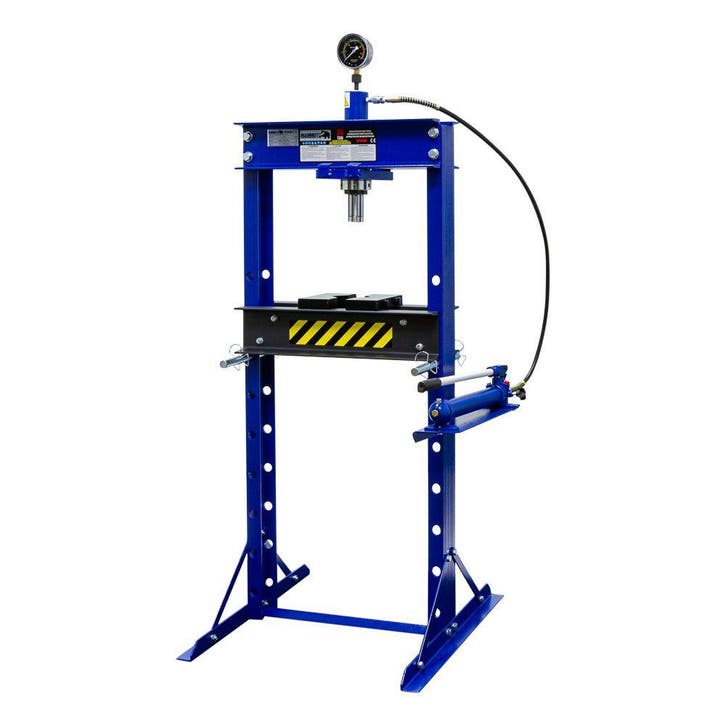 Werkplaatspers handbediend hydraulisch 20 ton, Doe-het-zelf en Bouw, Gereedschap | Lasapparaten, Ophalen of Verzenden