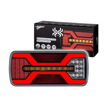 X-Spider LED Achterlicht + Mistlicht | 5P Bajonet | Links, Verzenden