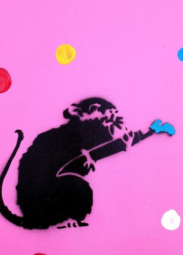 MISS RAT (1981) - Yayoi Kusama et Banksy rat - TRIBUTE