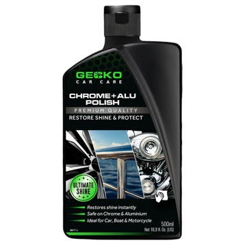 Gecko Chrome & Aluminium Polish 500ml, Verzenden