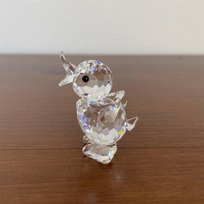 Swarovski - Beeldje - Crystal Duck Figurine — Silver Crystal, Antiquités & Art, Curiosités & Brocante