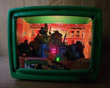 Bordspel - Teenage Ninja Turtles Video Laser Elettronic -