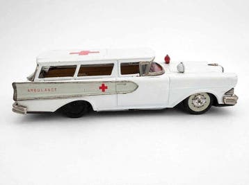 Zeldzame 1958 Ford Edsel Station Wagon Ambulance Blikken -, Antiek en Kunst