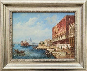 Paolo Rizzi (XX) - Venise - Le Palais au Bord de l’Eau - NO