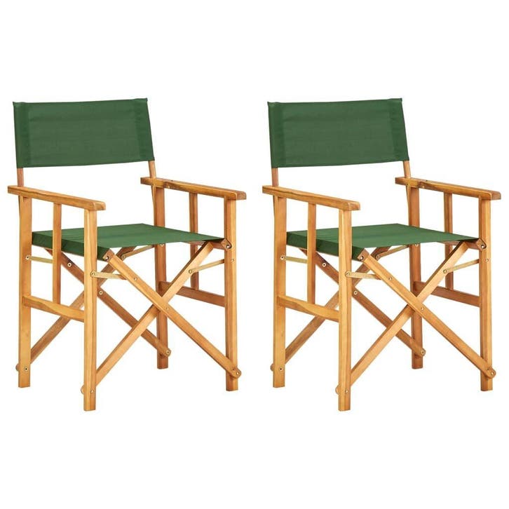 Regisseursstoelen 2st - 59% korting! Retour deal, Jardin & Terrasse, Chaises de jardin, Envoi