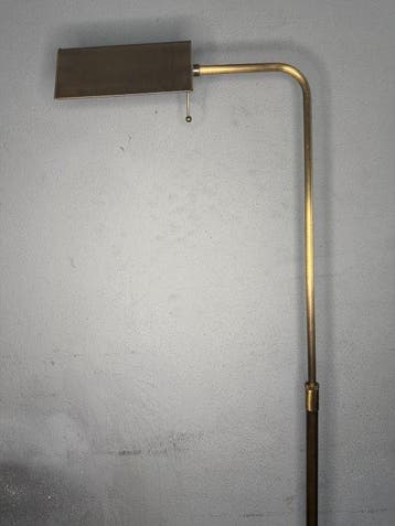 Wortmann & Filz - Staande lamp - Messing - Bankierslamp 160, Nieuw