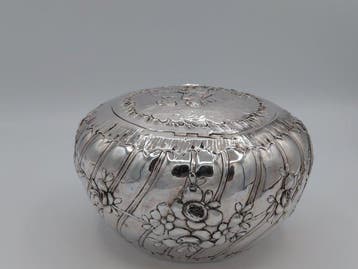 Koektrommel - .800 zilver, Antiek en Kunst