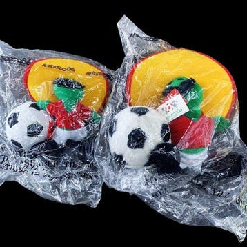 2 Vintage 1986 Mexico World Cup Pique Mascot Plush Toys, Nieuw