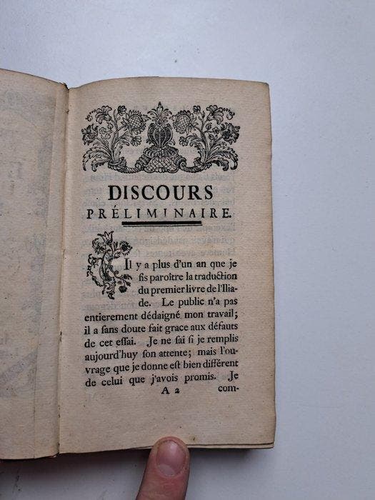 Homère; Mr. Bitaubé (vertaler) - Traduction libre de, Antiek en Kunst, Antiek | Boeken en Manuscripten