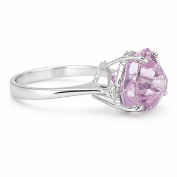 Zonder minimumprijs - Ring - 18 karaat Witgoud - 7.35ct. tw., Nieuw