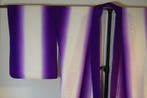 Kimono – élégant dégradé violet et blanc, robe