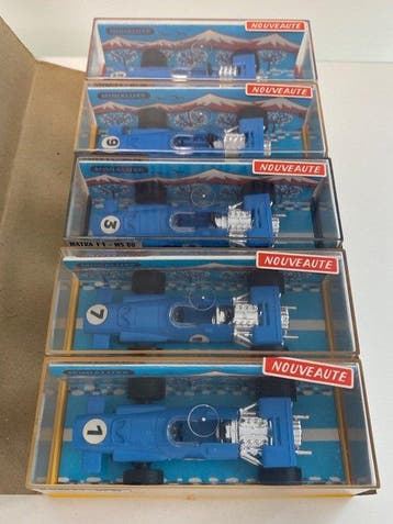 Minialuxe 1:43 - Model raceauto (5) - Lot de 5 Matra F1 MS80